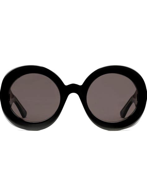 oversized round sunglass|gucci black oversized round sunglasses.